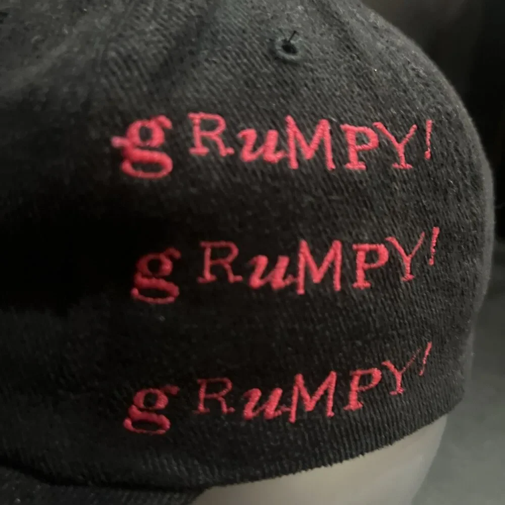 Vintage 90s Grumpy Snow White 7 Dwarfs Snapback Cap Walt Disney Goofys Hat Co